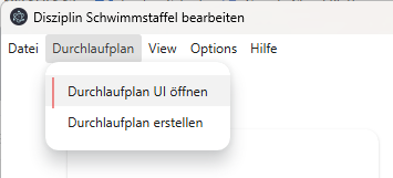 durchlaufplan ui öffnen